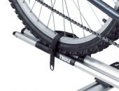 Thule kerékpártartó - Outride - Kerék rögzítése pánttal